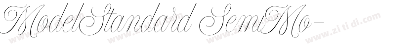 ModelStandard SemiMo字体转换